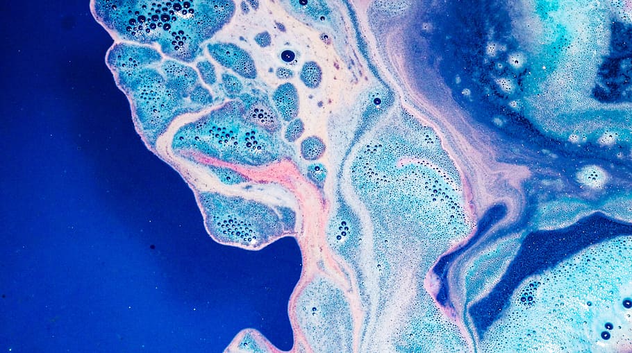 water, pattern, abstract, foam, texture, bubble, art, design HD wallpaper