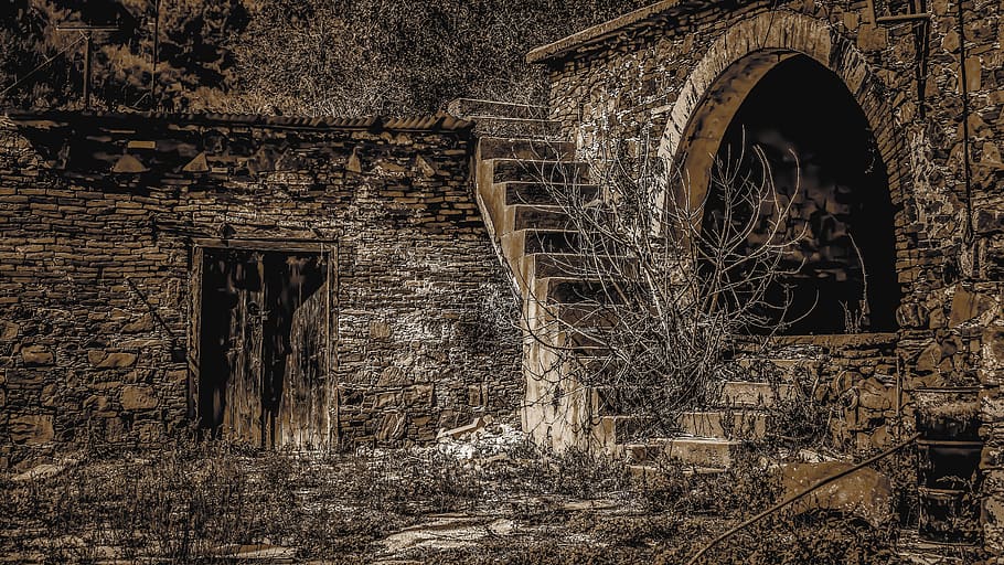 old house, abandoned, decay, architecture, building, broken HD wallpaper