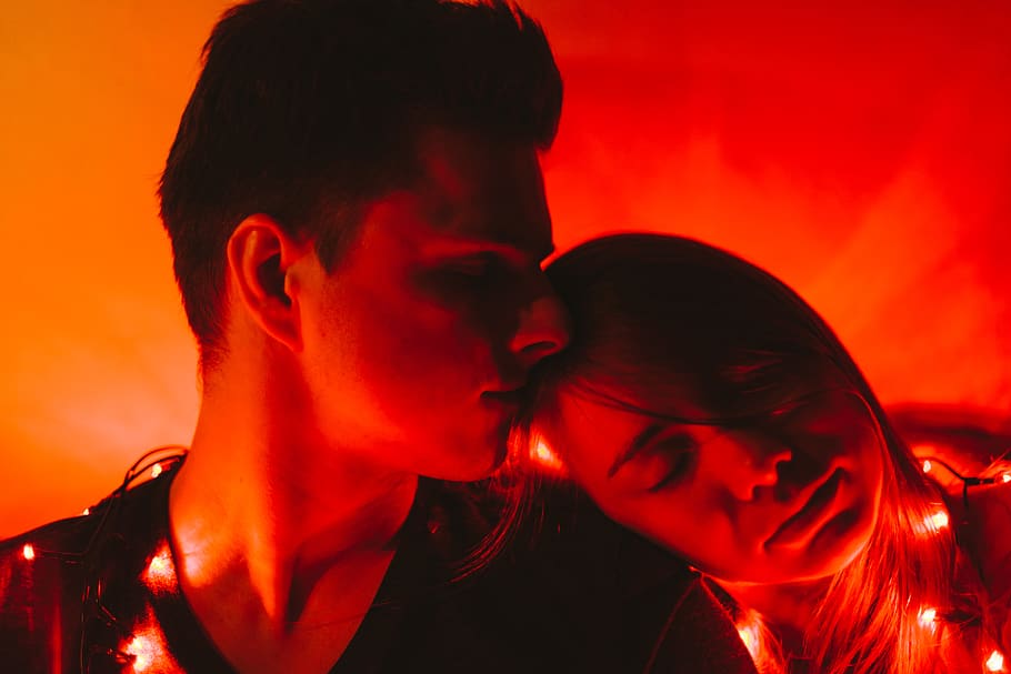 poland, warsaw, headshot, portrait, night, young adult, two people HD wallpaper
