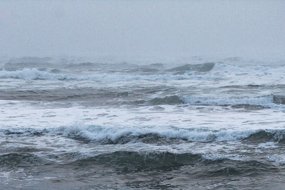 ocean during daytime, outdoors, nature, sea, water, sea waves HD wallpaper