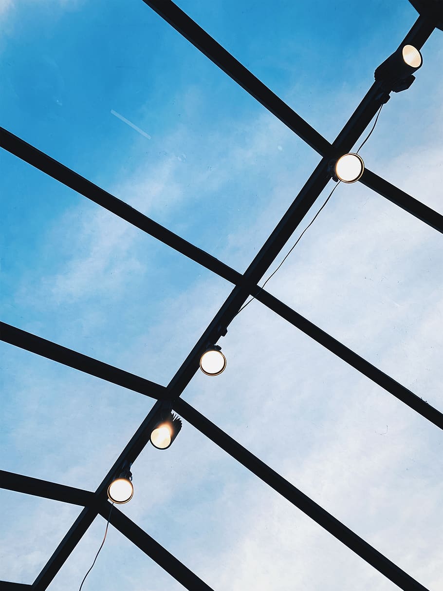 architecture, building, window, skylight, utility pole, roof HD wallpaper