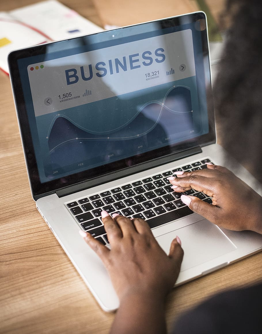 analysis, business, communication, computer, connection, copy space HD wallpaper