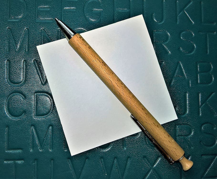 dictionary, stickies, hint, memo, pen, reference book, importance HD wallpaper