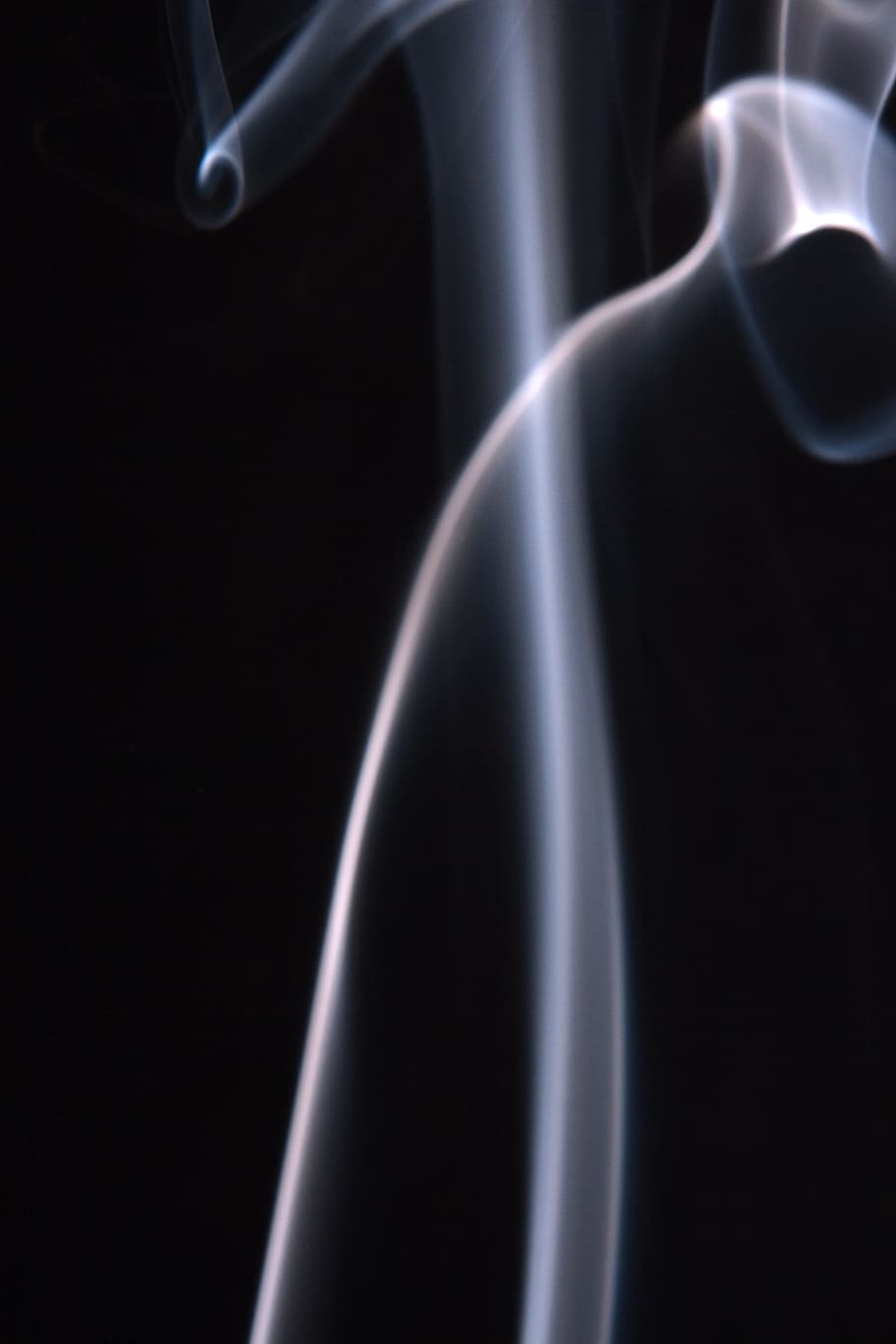 smoke, background, black, white, graphic, hot, isolated, curve HD wallpaper