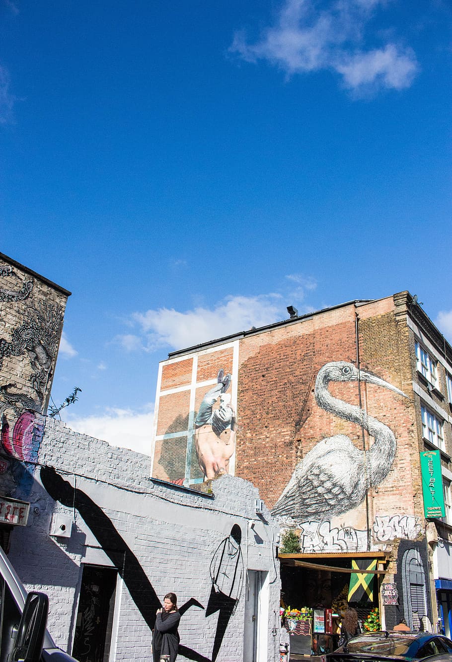 london, brick lane, united kingdom, street photography, street art, HD wallpaper
