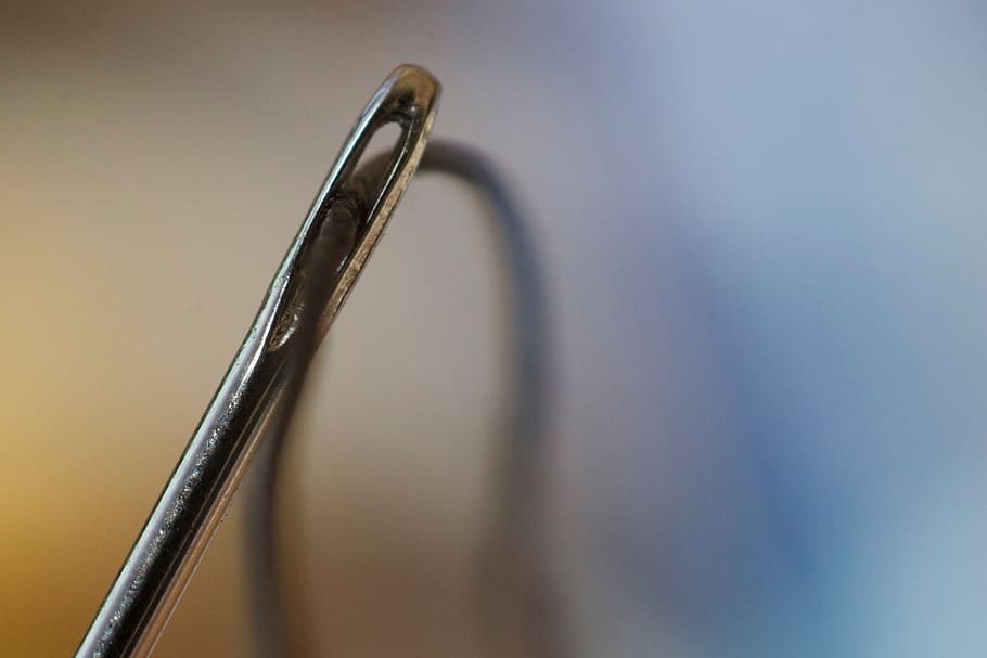 needle, wire, detail, macro, minimal, simple, indoors, close-up HD wallpaper