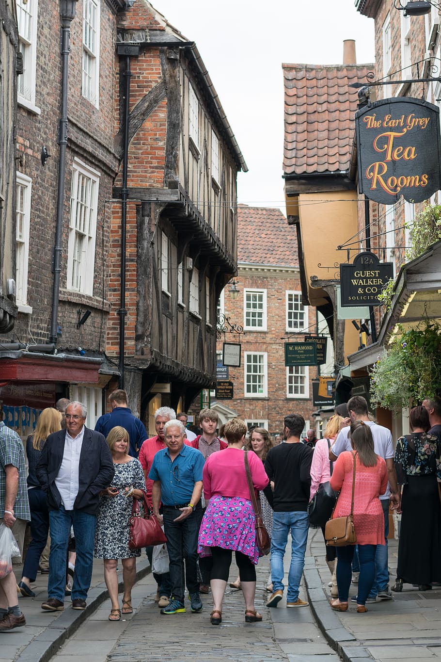 york, people, ancient, timbered, walking, exploring, medieval HD wallpaper