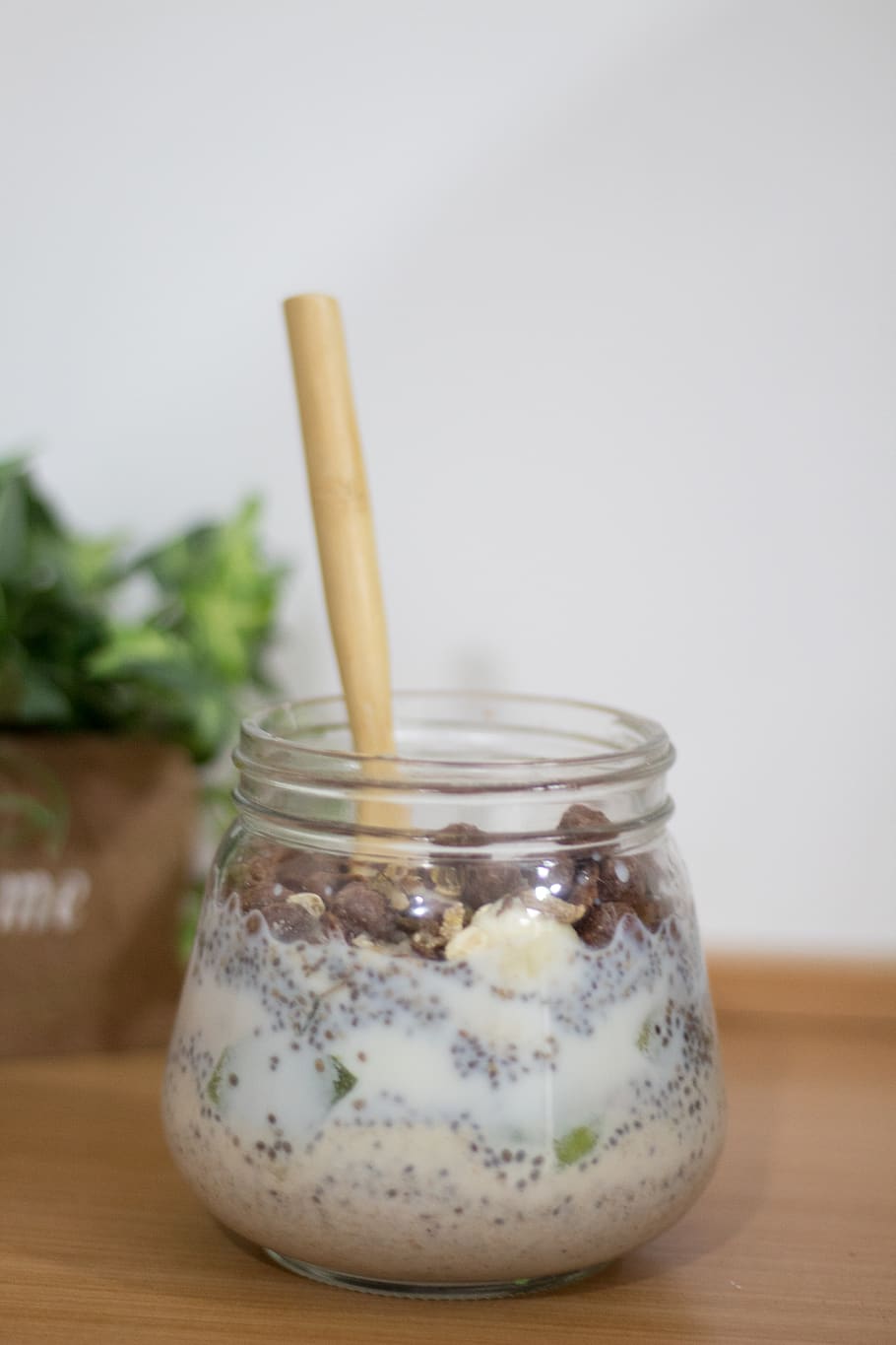 Clear Glass Jar, breakfast, container, delicious, diet, food HD wallpaper