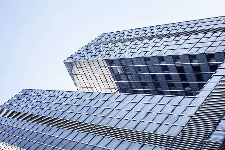 brussels, belgium, sky, building, windows, glass, architecture HD wallpaper