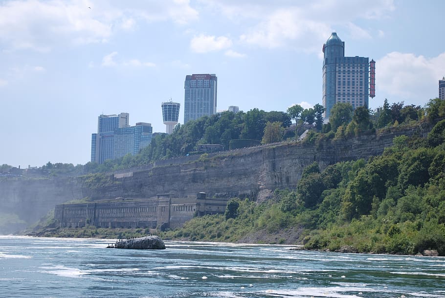 niagara falls, waterfall, architecture, built structure, building exterior HD wallpaper
