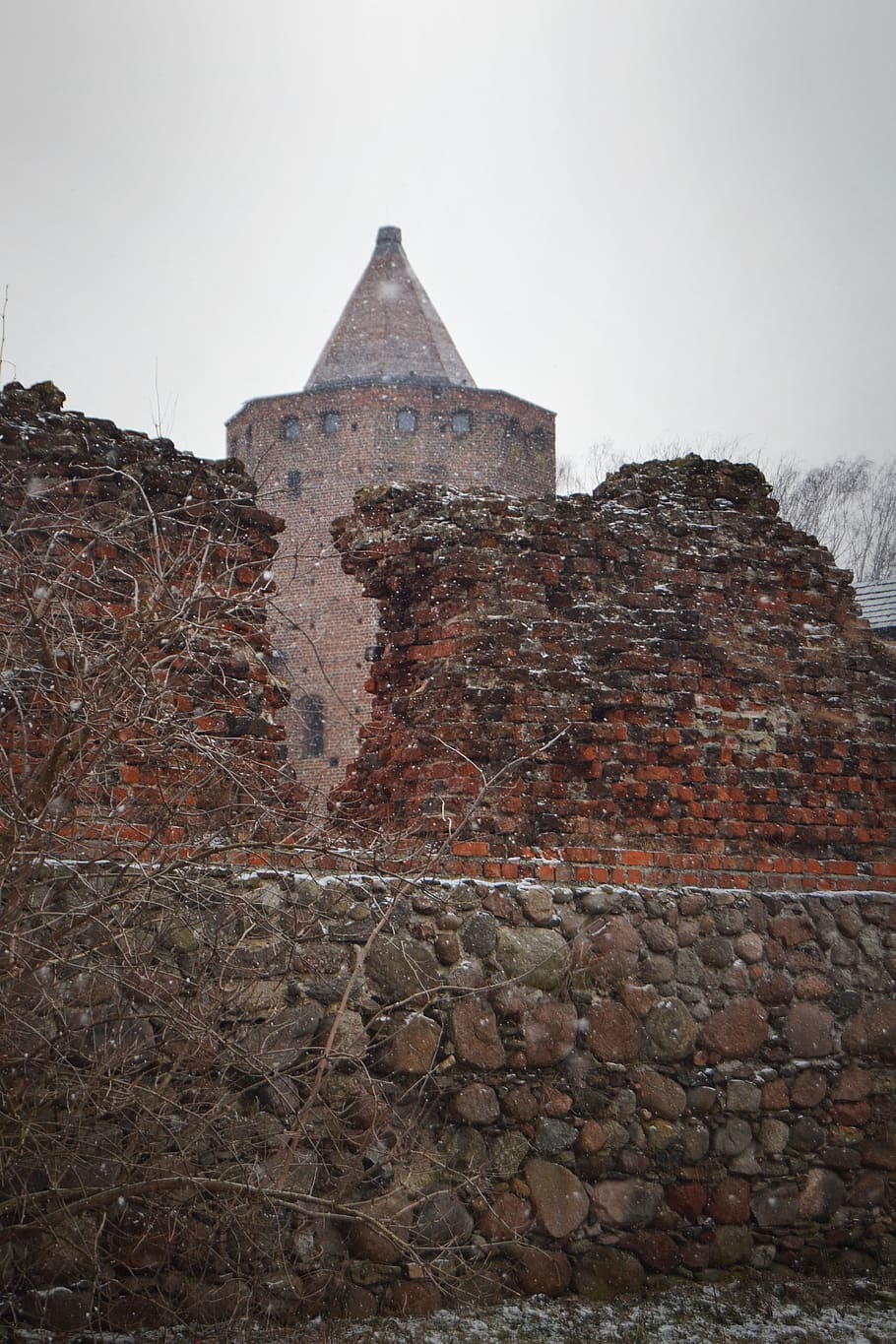 poland, rawa mazowiecka, castle of the dukes of mazovia, brick, HD wallpaper