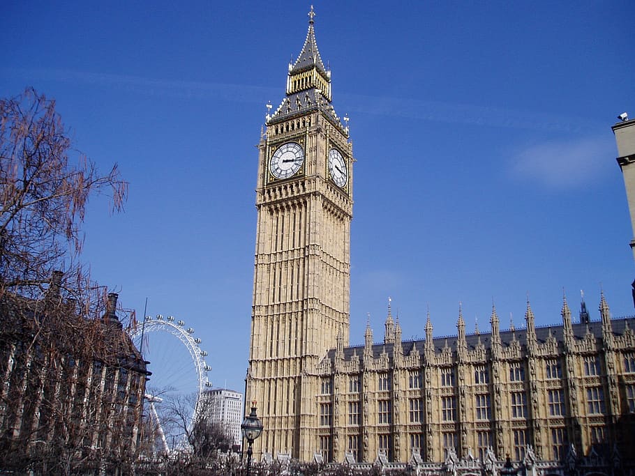 big ben, london, built structure, architecture, clock tower HD wallpaper