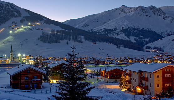 snow, mountain, livigno, sci, cold, italy, mountains, nature HD wallpaper
