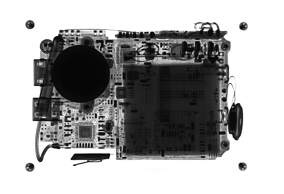 black and gray circuit board, camera, technology, transparent HD wallpaper