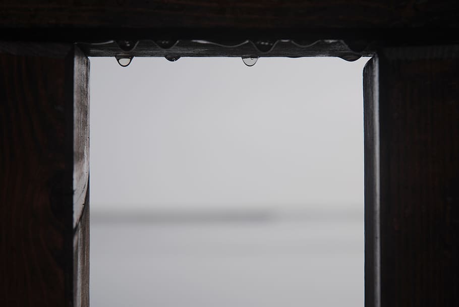 window with water droplets, no people, indoors, architecture HD wallpaper