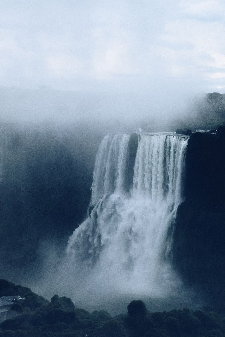 iguazu falls, south america, brazil, jungle, paraguay, iguacu, HD wallpaper