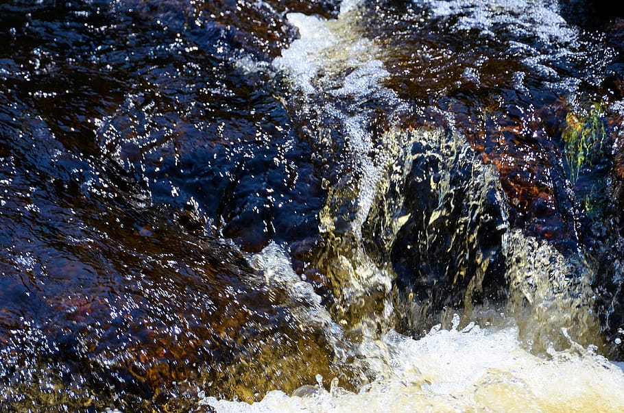 motion, water, beauty in nature, no people, flowing water, day HD wallpaper