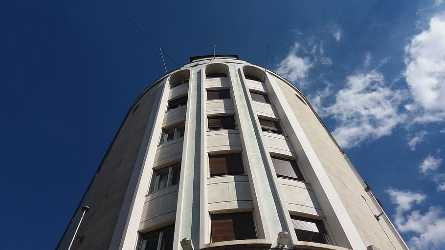 serbia, belgrade, architecture, low angle view, sky, built structure
