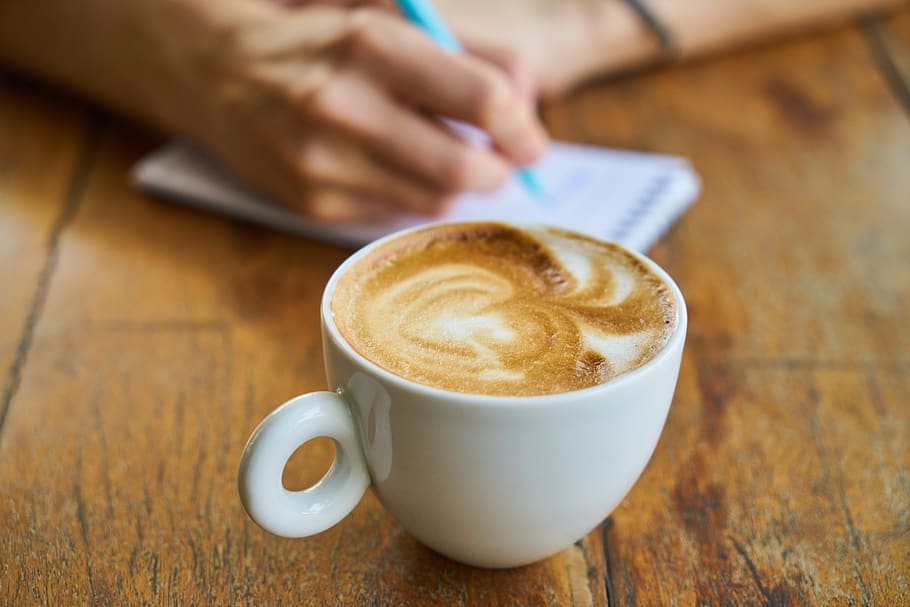 White Coffee Cup, beverage, caffeine, cappuccino, drink, espresso HD wallpaper