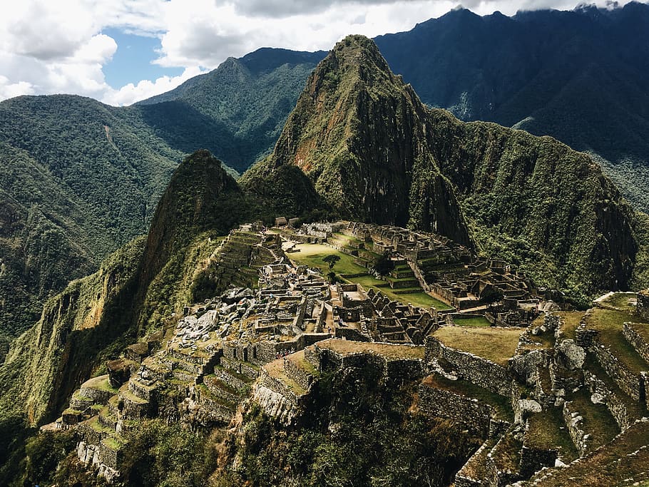Machu Pichu, Peru, mountain, scenics - nature, tranquil scene, HD wallpaper
