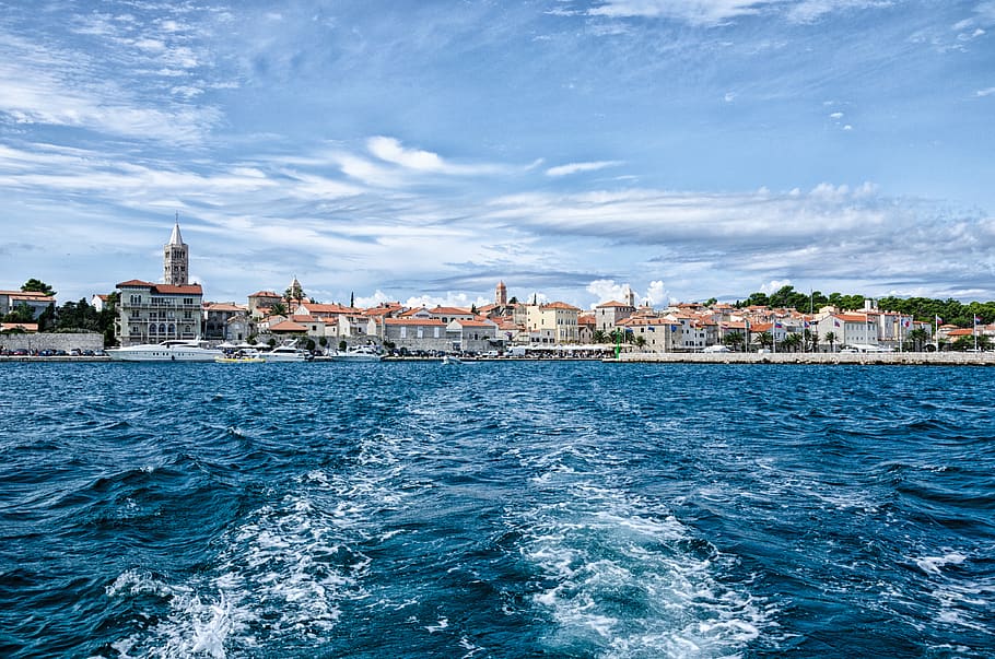 croatia, architecture, built structure, building exterior, water HD wallpaper