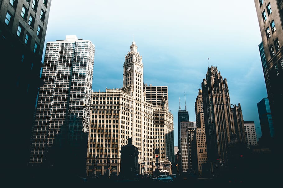 architecture, building, infrastructure, sky, skyscraper, tower HD wallpaper