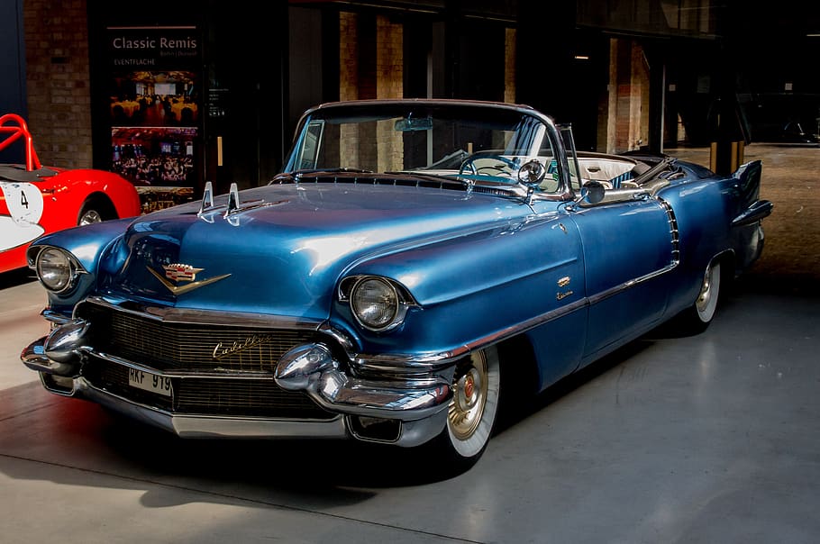 auto, cadillac, oldtimer, chrome, classic, cabriolet, usa, vehicle HD wallpaper