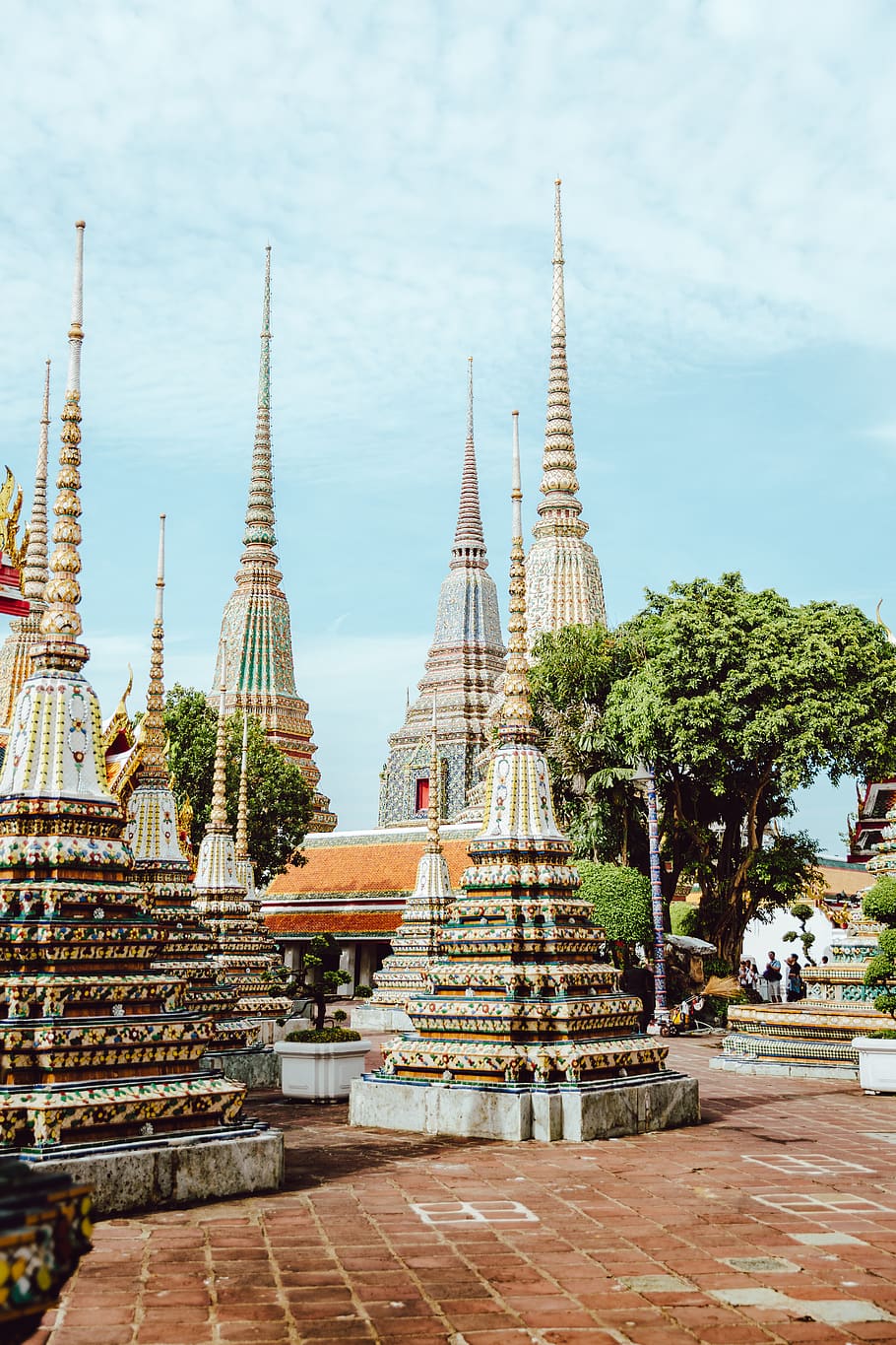 thailand, bangkok, grand palace, king, wat pho, city, travel
