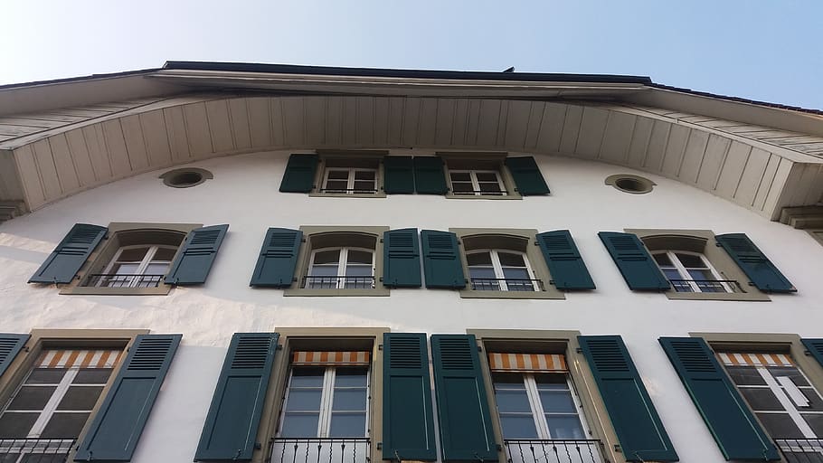 switzerland, bern, architecture, window, building exterior HD wallpaper