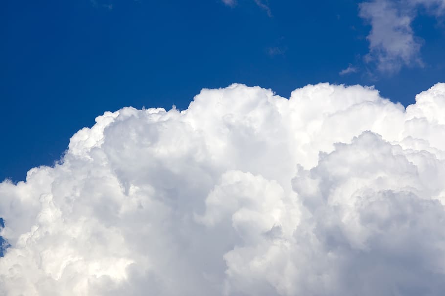 sky, clouds, cumulus, white, weather, light, mood, landscape HD wallpaper