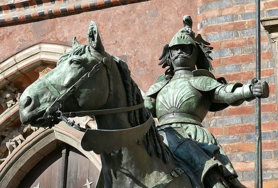 bremen, monument, statue, sculpture, historic center, figure HD wallpaper