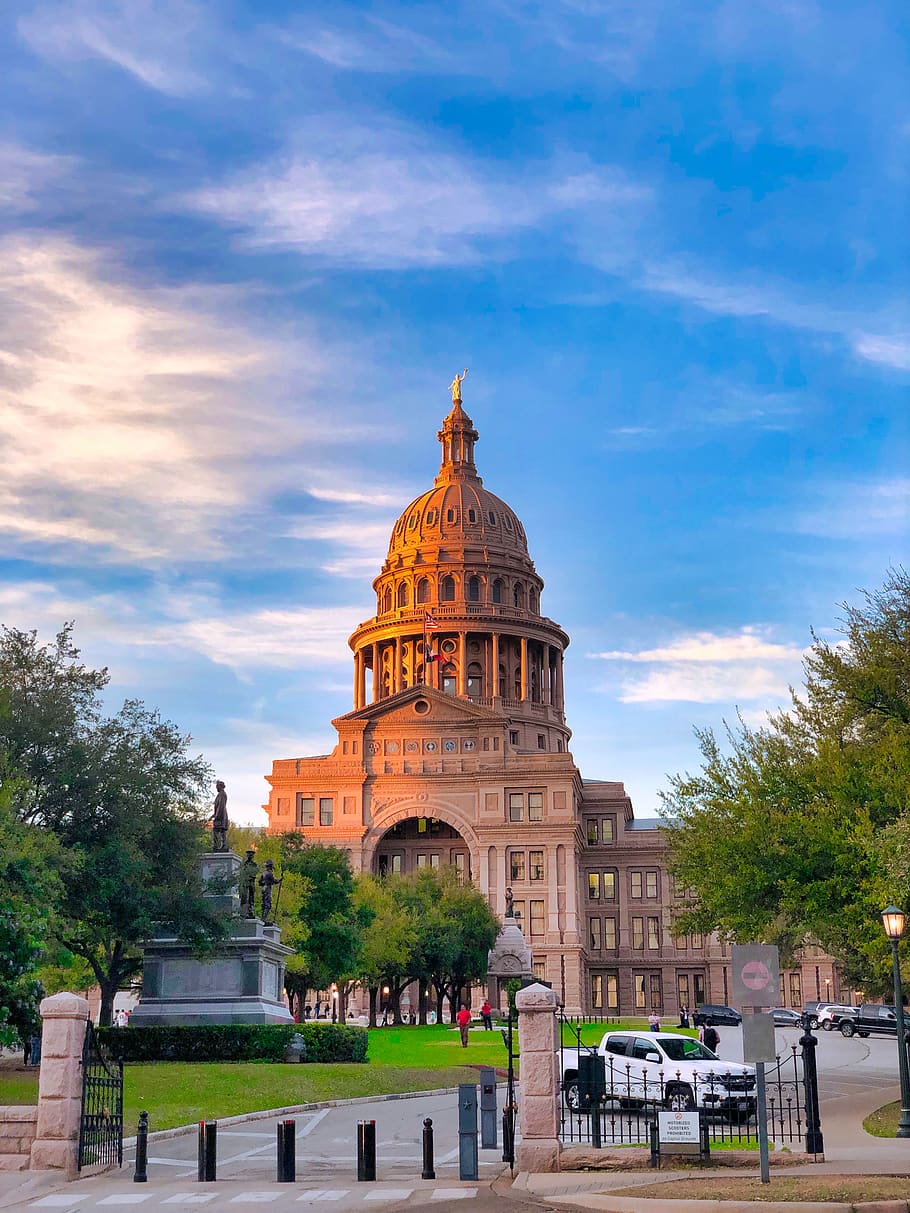 architecture, building, dome, city, urban, town, downtown, austin HD wallpaper
