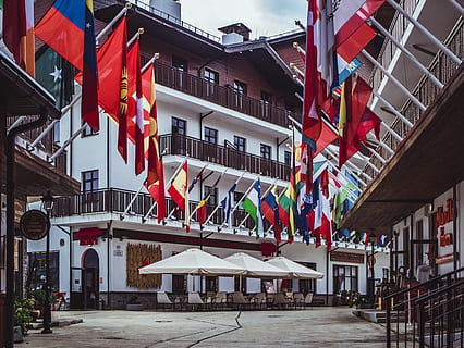 Assorted Country Flag Lot, architecture, attraction, buildings HD wallpaper