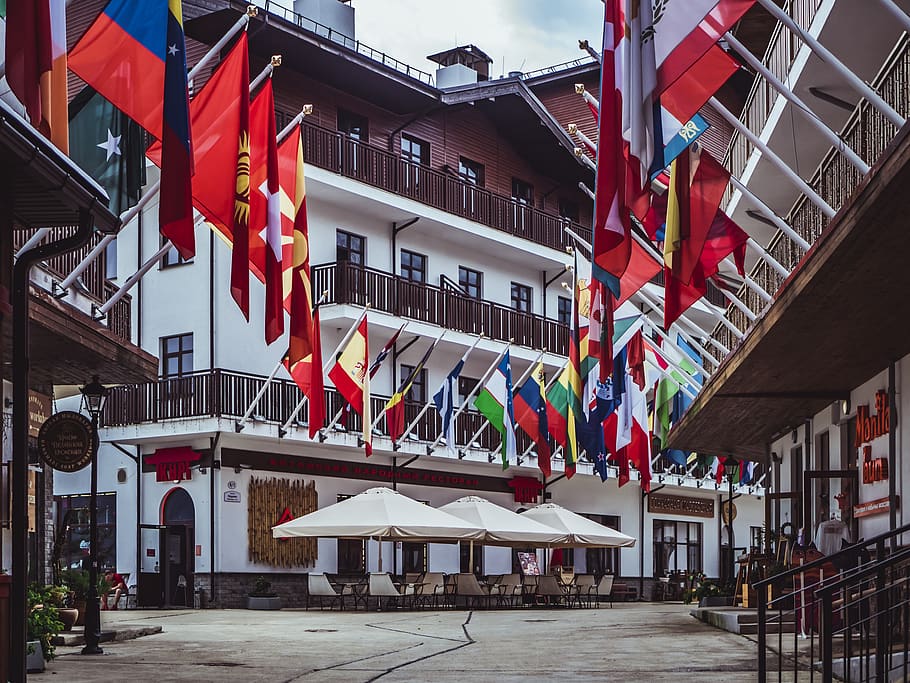 Assorted Country Flag Lot, architecture, attraction, buildings HD wallpaper