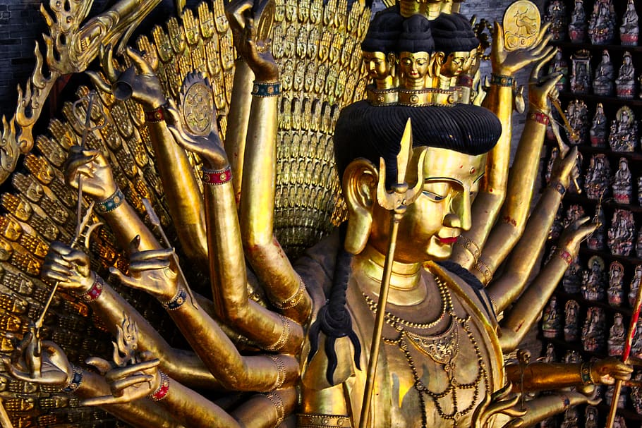china, guangzhou, representation, sculpture, human representation HD wallpaper