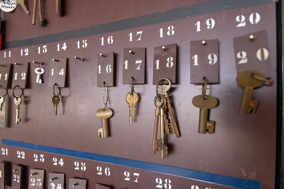 key, table, factory, urbex, hangs, nail, office, business, former HD wallpaper
