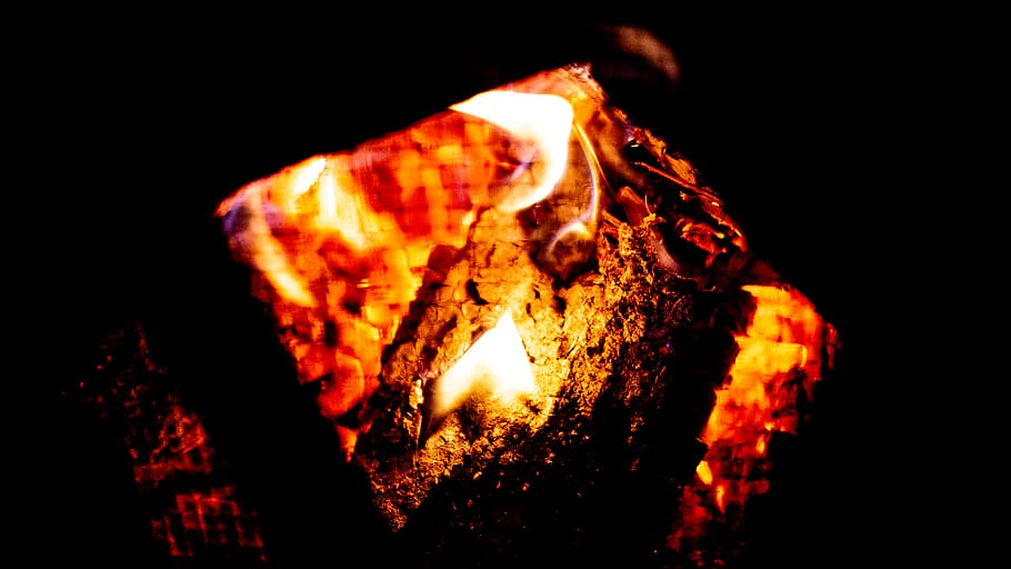 burning, fire, flame, fire - natural phenomenon, heat - temperature HD wallpaper