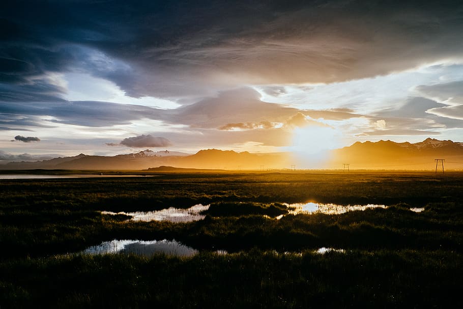 iceland, cloud - sky, scenics - nature, beauty in nature, environment HD wallpaper