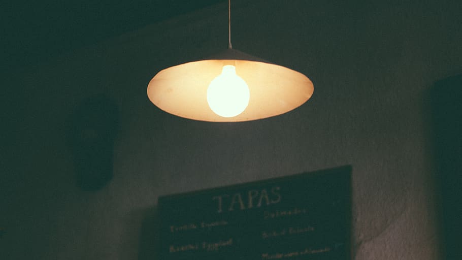 united states, berkeley, bulb, light, lamp, tapas, cafe, illuminated HD wallpaper
