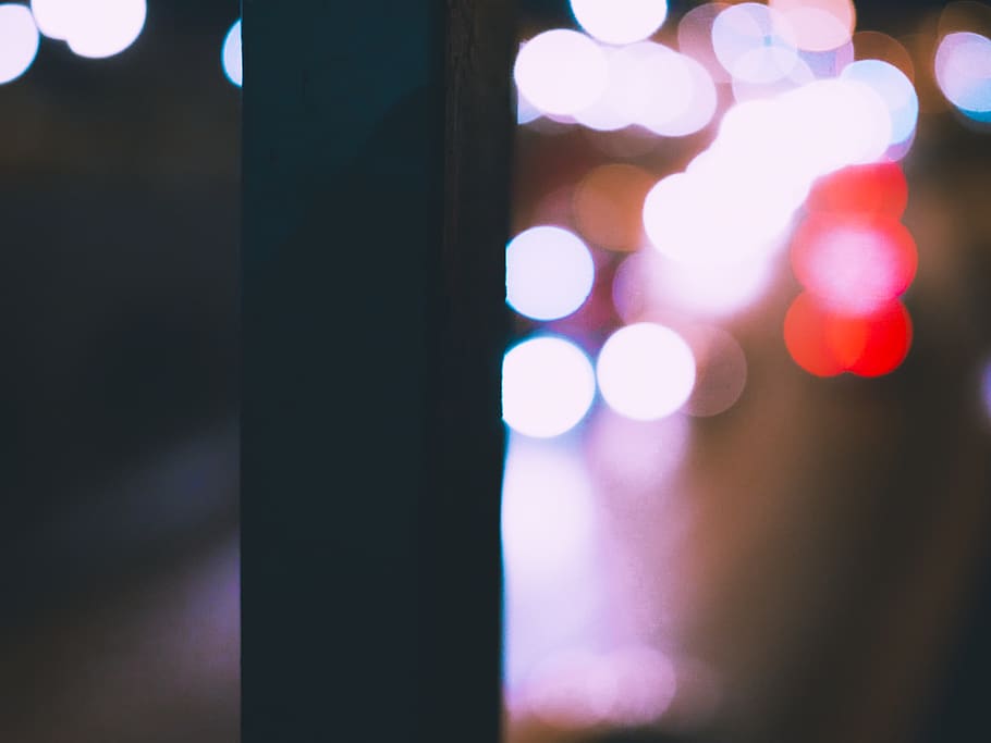 bokeh, night, light, illuminated, no people, defocused, lens flare HD wallpaper