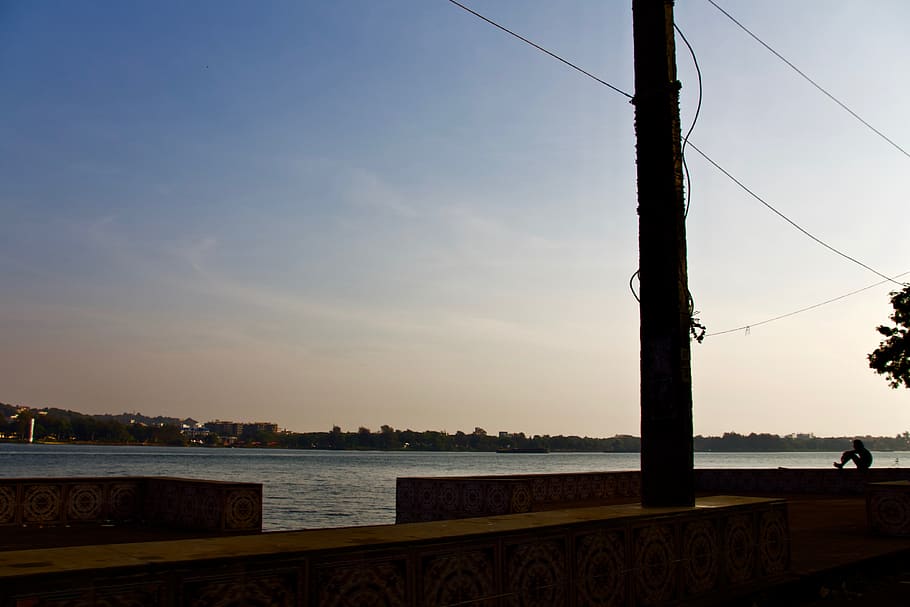 india, goa, mapusa, sea, alone, asia, highway, sky, water, nature HD wallpaper