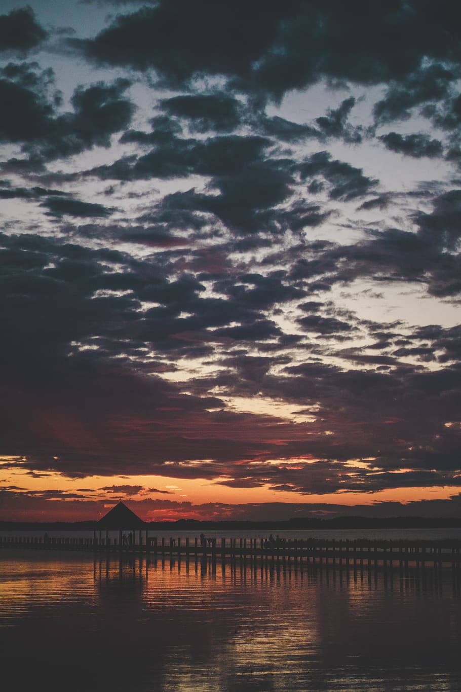 ocean city, sunset, seaside, sky, cloud - sky, water, scenics - nature HD wallpaper