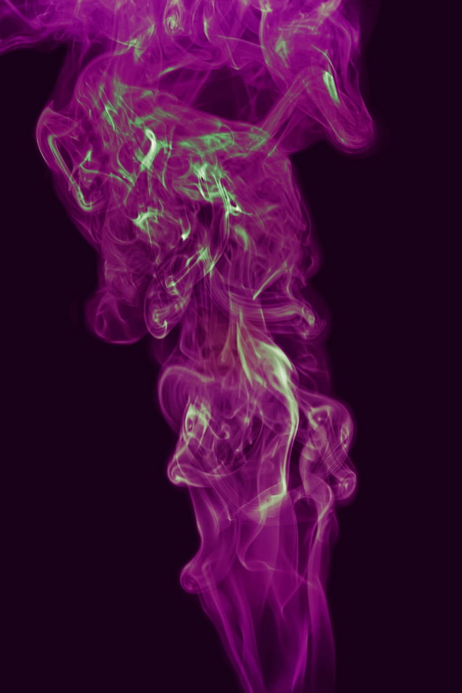 background, smoke, isolated, black, smooth, shape, abstract HD wallpaper