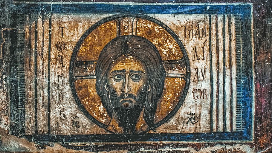holy handkerchief, jesus christ, icon, painting, iconography, HD wallpaper