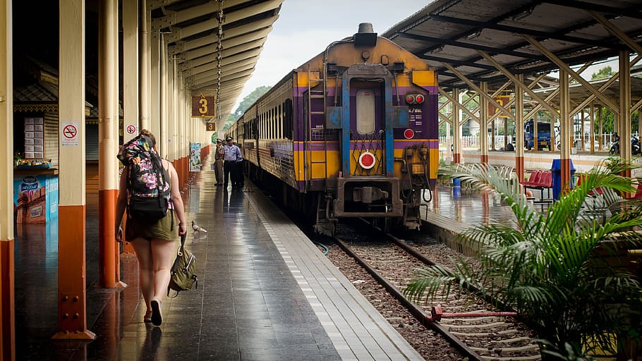Chiang Mai Train Station, travel, transportation, railway, railroad, HD wallpaper