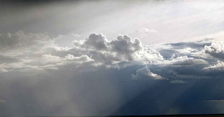 clouds, sky, mood, weather, cloud - sky, beauty in nature, cloudscape HD wallpaper