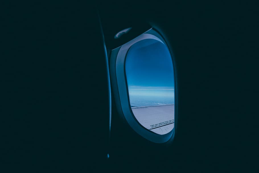 airplane window, porthole, curtain, shutter, plectrum, light fixture HD wallpaper