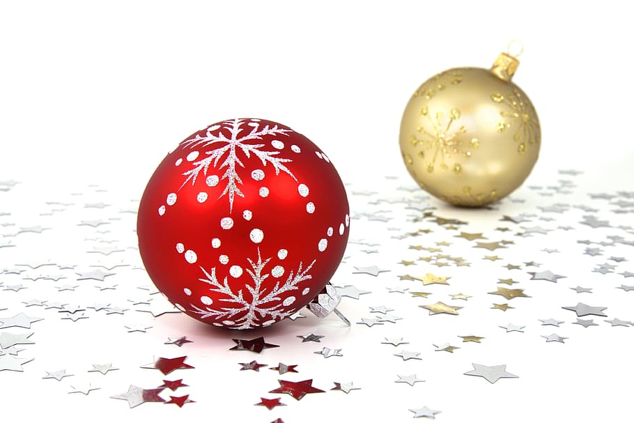 bauble, christmas, object, ball, celebrate, celebration, indoors HD wallpaper