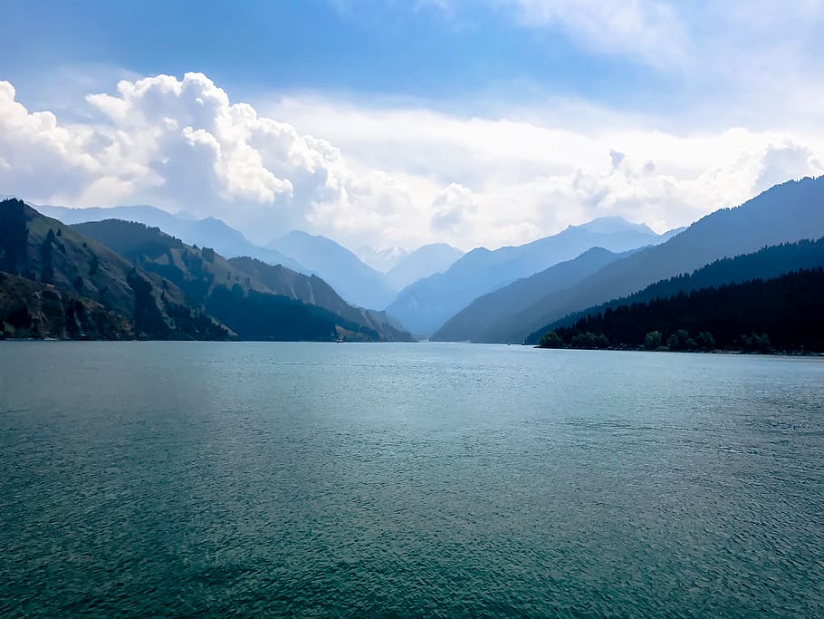 china, changji, beauty in nature, water, scenics - nature, tranquil scene HD wallpaper