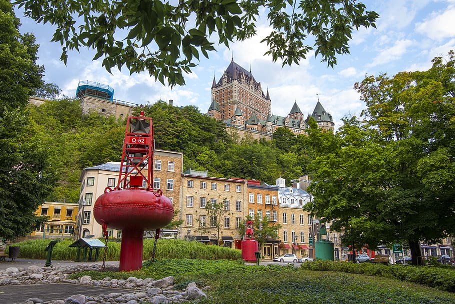 canada, québec city, tree, architecture, built structure, building exterior HD wallpaper